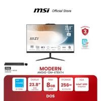 ราคา MSI ALL IN ONE MODERN AM242 12M 478XTH 23 8 FHD IPS i3 1215U Intel UHD Graphics 8GB DDR4 256GB M 2 PCle SSD ออลอินวัน Pre Order จัดส่งภายใน7 15วัน (20662378283)