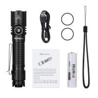 ราคา Wurkkos ไฟฉายอเนกประสงค์ TD05 EDC 18650 Li Ion ชาร์จได้ USB C ดีไซน์สวิตช์คู่1800LM ไฟฉายแรงสูงสำหรับไฟฉายกลางแจ้ง (21232834738)