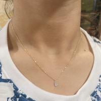 ราคา Princelyจี้หัวใจพร้อมสร้อยคอทองคำแท้9เค (21141521286)