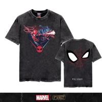 ราคา เสื้อยืดผ้าฝ้ายพิมพ์ลาย MARVEL I 7th Street เสื้อฟอกวินเทจ แบบโอเวอไซส์ Vintage Oversize รุ่น V SPD002 SPIDER MAN (20470223518)