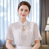 ราคา เสื้อคลุมสำหรับเสื้อคลุมงานแต่งงานตอนเย็นผ้าคลุมเจ้าสาวผ้าคลุมงานแต่งงานผ้าคลุมนุ่มหรูหราสำหรับ T57462ผ้าคลุมไหล่ผ้าชีฟองผ้าคลุมไหล่เจ้าสาวงานแต่ง (20445619383)