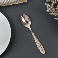 ราคา ช้อนกาแฟ ช้อนชวกาแฟ ลายไทย สีทองแชมเปญ สินค้าคละแบบ คละลาย (4739292570)