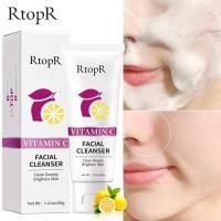 ราคา มาใหม่ RtopR โฟมล้างหน้า โฟมล้างหน้าวิตามินซี โฟมล้างหน้าไวท์เทนนิ่ง ทำความสะอาดควบคุมน้ำมัน 2in1 ให้ความชุ่มชื้น ช่วยให้หน้าขาวใส (14075200910)