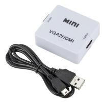 ราคา กล่องแปลงที่รองรับ VGA เป็น HDMI อะแดปเตอร์1080P Mini HD Video Audio สำหรับ PC แล็ปท็อป HDTV (21170178864)