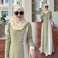 ราคา เดรสมุสลิม ชุดมุสลิม เดรสอิสลาม เดรสออกงานมุสลิม (16364661161)