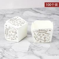 ราคา ถ้วยกระดาษสี่เหลี่ยมถ้วยกระดาษสำหรับอบคัพเค้กถ้วยกระดาษโทมาเฟนถ้วยชิฟฟอนฮอกไกโด50 100ชิ้น (20697434769)