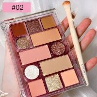 ราคา Eyeshadow Disc Powder Palette พาเลททาตา12สีEyeshadow Disc Powder Palette12 color palette (16742420493)