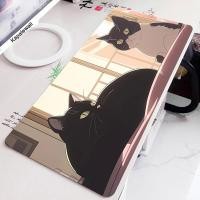 ราคา Kawayi Cute Cat แผ่นรองเมาส์ขนาดใหญ่ แผ่นรองเมาส์คอมพิวเตอร์ยางธรรมชาติ แผ่นรองเมาส์เกมมิ่ง แผ่นรองโต๊ะข้างล็อค (20563616983)