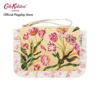 ราคา Cath Kidston Frill Wristlet Pouch Floral Fancy Green กระเป๋า กระเป๋าแคทคิดสตัน กระเป๋าเก็บของใบเล็ก (20569775765)