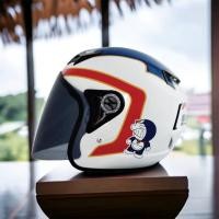ราคา หมวกกันน็อคสำหรับผ้ใหญ่ แบบเต็มใบไม่ปิดคาง ลายลิขสิทธิ์แท้โดราเอม่อน DORAEMON รุ่น RACER 04 มี 4 สี (18038166326)