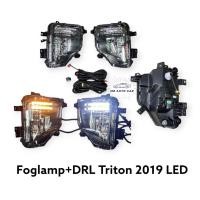 ราคา ไฟตัดหมอก ไฟเดไลท์ TRITON ปี2019 มีไฟเลี้ยว Foglamp DRL Mitsubishi Triton 2019 LED (20211274292)