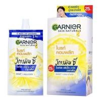 ราคา การ์นิเย่ ไบรท์ คอมพลีท วิตามินซี โยเกิร์ต สลีปปิ้ง มาส์ก ไนท์ Garnier Bright Complete Yoghurt Sleeping Mask 7ml x 6 (16433472122)