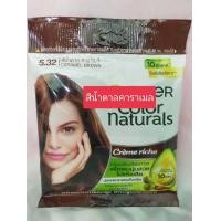 ราคา การ์นิเย่ คัลเลอร์ สีน้ำตาลคาราเมล แนทเชอรัลส์ แชมพูเปลี่ยนสีผม แชมพูปิดผมขาว GARNIGR Color naturals ผลิตภัณฑ์เปลี่ยนสีผม สูตรใหม่ มี 6 เฉดสี (20872189377)