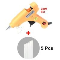 ราคา ปืนกาวร้อนละลาย20W พร้อมซีลแท่งกาวขี้ผึ้งสำหรับครัวเรือนปืนอุตสาหกรรม DIY เครื่องมือซ่อมไฟฟ้าอุณหภูมิความร้อน (21170527975)