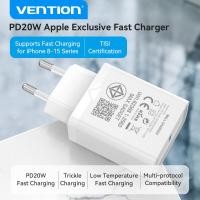 ราคา Vention 20W PD หัวชาร์จเร็ว Type C fast charger adapter for หัวชาร์จไอโฟน iPhone 15 Pro 14 Max13 Pro 12 VIVO HUAWEI Samsung S21 Max Mini PD USB C Charger usb plug อแดปเตอร์ชาร์จ USB C อแดปเตอร์ไอโฟน (