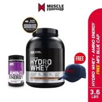 ราคา SET OPTIMUM NUTRITION Hydro Whey 3 5 Lbs รส Chocolate Amino รส Grape หมวก MFS สี Blue (11932499901)