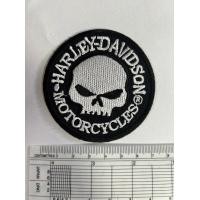 ราคา expro Harley Davidson iron on biker patches ตัวรีดติดเสื้อ อาร์มรีดติดเสื้อ ลายปีกนก หัวกะโหลก ไฟลุก ติดกระเป๋า ติดยีนส์ ติดหมวก ติดกางเกง มี 5 แบบ (20647542710)