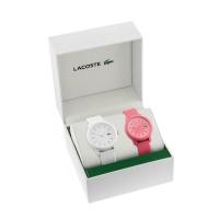 ราคา Lacoste Mom Daughter L 12 12 Giftset รุ่น LC2070025 นาฬิกาข้อมือ สายซิลิโคน (19333623448)