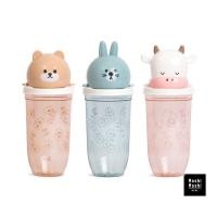 ราคา แก้วน้ำพลาสติก มีฝาปิด ลายน่ารักๆ พร้อมส่ง (17546493992)