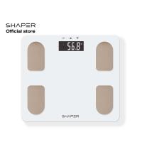 ราคา SHAPER เครื่องชั่งน้ำหนักบุคคลแบบดิจิตอลและวัดเปอร์ไขมันในร่างกาย รุ่น BF 960 สีขาว สินค้ารับประกัน 1 ปี (20768832773)
