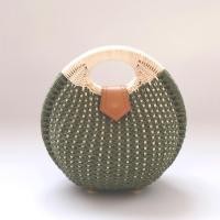 ราคา กระเป๋า กระเป๋าสาน กระเป๋าถือ กระเป๋าหวาย ทรงกลม สวยเก๋ พร้อมส่ง ของไทย (20365890112)