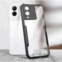 ราคา Case Vivo Y17S 2023 รุ่นใหม่ เคสหลังใส เคสกันกระแทก เคส VIVO y17s เคสขอบนิ่มหลังแข็ง เคสPC TPU (20626173766)