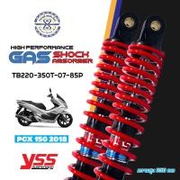 ราคา โช๊ค YSS แท้ PCX 150 ปี18 20 รุ่น DTG Plus สีดำแดง ยาว 350 มม รับประกัน 6 เดือน (21363350427)