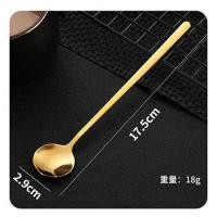 ราคา ช้อน ช้อนชาปลายกลมด้ามยาว ช้อนกาแฟ แนวมินิมอล ช้อนเค้ก ขนมหวาน stainless 304 แท้หนาอย่างดี ช้อนด้ามยาว ช้อนส้อมสแตนเลส ช้อนส้อม (20851490332)
