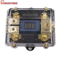 ราคา 1วิธีใน2ทาง ออกสเตอริโอตัวจับฟิวส์กล่องพร้อมจอแสดงผล LED เครื่องเสียงรถยนต์กล่องฟิวส์พร้อมฟิวส์24โวลต์100A บล็อกการกระจายพลังงานสำหรับรถยนต์ยานพาหนะ (19917153918)