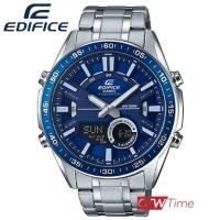 ราคา Casio Edifice นาฬิกาข้อมือผู้ชาย สายสแตนเลส รุ่น EFV C100D 2AVDF Blue (1814916715)
