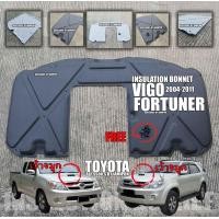ราคา แผ่นกันความร้อนฝากระโปรงวีโก้ ฟอร์จูน เนอร์ TOYOTA VIGO FORTUNER รุ่นปี 2005 2011 โฉมก่อนแชมป์ พร้อมหมุดกดครบชุด ตรงรุ่น (20885877578)