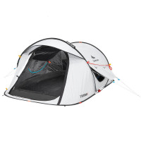 ราคา QUECHUA เต็นท์ตั้งแคมป์รุ่น 2 SECONDS 2 FRESH BLACK สำหรับ 2 คน สีขาว 2 person blackout pop up tent 2 Seconds Fresh Black (19069848169)