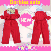 ราคา Anta Shop ชุดเด็กผู้หญิง ชุดบาร์บี้ ชุดเซ็ตเด็กเล็ก ชุดเด็กน่ารัก ชุดเด็กหน้าร้อน ชุดเด็กเล็ก (11012838803)