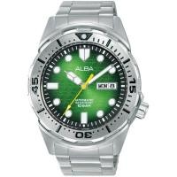 ราคา นาฬิกาข้อมือผู้ชาย ALBA Automatic รุ่น AL4447X สายยาง Silicone AL4443X สายเหล็ก Stainless AL4441X สายยาง Silicone AL4437X สายเหล็ก Stainless สีหน้าปัด Green black (19948213572)