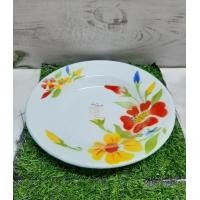 ราคา จานสังกะสีเคลือบลายดอก ขนาด 9 นิ้ว ตรากระต่าย จาน จานเคลือบ จานอเนกประสงค์ แพ็ค6ชิ้น (5106842356)