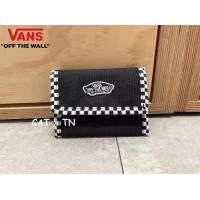 ราคา พร้อมส่ง VANSกระเป๋าสตางค์ใบสั้นผู้ชายและผู้หญิงแบบเรียบๆ ผ้าไนลอน (16098517953)