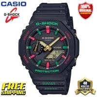 ราคา G Shock GA2100 ของแท้ผู้ชายกีฬานาฬิกาเซ็นเซอร์คู่เคลื่อนไหวกลางแจ้งกันกระแทกกันน้ำโคลนอัตโนมัติยกไฟรับประกันสี่ปี GA 2100TH 1A (20372801893)