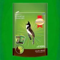 ราคา สมาร์ทฮาร์ท สำหรับนกกรงหัวจุก 100 กรัมสีเขียว อาหารนก (20887725491)