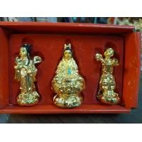 ราคา ชุดเจ้าแม่กวนอิมพร้อมบริวารกิมท้ง เง็กนึ่งสูง2นิ้ว (19433790431)