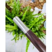 ราคา ไม้เท้า ไม้ตะพด หัวกลม ปลายปลอกแสตนเลส และไม้ ยาวประมาณ 85 90 ซม free ยางกันลื่น คละชิ้น 1 อัน (20811596248)