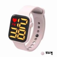 ราคา ลดล้างสต๊อก ตั้งเวลาไทย Sevenlight นาฬิกาข้อมือ ดิจิตอล กันน้ำ สายซิลิโคนนุ่ม สไตล์ Apple Watch ระบบ ดิจิตอล LED รุ่น AP881 (8149146361)