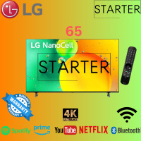 ราคา BEST 2023 LG NanoCell 4K Smart TV รุ่น 65NANO75SQA NanoCell l HDR10 Pro l LG ThinQ AI l Google Assistant ประกันศูนย์ 1ปี (20891331179)