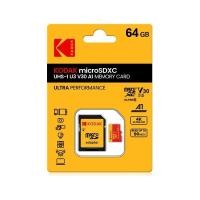 ราคา Kodak Micro SD การ์ดหน่วยความจำสีแดงพร้อมอะแดปเตอร์32GB microSDHC 64GB microSDHC microSDHC C10 microsddmsd A1แฟลชการ์ด TF (21171213671)