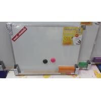 ราคา PPKK กระดานไวท์บอร์ดติดผนัง สีขาว แบบธรรมดา แม่เหล็ก ขนาด 20x30 30x40 40x60 60x80 60x90 cm ซม ขนาดอื่นสั่งทำได้ Whiteboard แถมแปรงลบ1อัน ลบง่าย ขอบอลูมิเนียม (20846350294)