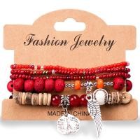 ราคา Boho ชุดสร้อยข้อมือลูกปัดข้าวหลากสีสำหรับผู้หญิงกำไลข้อมือแฟชั่นเครื่องประดับอัญมณีสำหรับปีกเสน่ห์หอไอเฟล (19760876379)