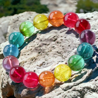 ราคา สร้อยข้อมือ เพชรพญานาค มณีใต้น้ำ ขนาด 6 มิล สร้อยข้อมือคริสตัลระเบิด มีลักษณะคล้ายกับสร้อยข้อมือคริสตัลเทียม (20566219054)
