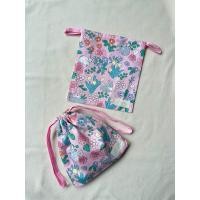 ราคา rabbit gangster bag ถุงผ้าหูรูด กระเป๋าผ้าหูรูด แบบซิป มีซับในผ้าcottonญี่ปุ่น ลายน้องกระต่ายผสมดอกไม้สีสดใสสีชมพูหวาน มี 3 แบบ พร้อมส่ง (20898079383)