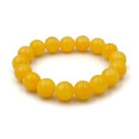 ราคา JADE หยกพม่าแท้ สีเหลืองสด เลือกขนาดเม็ดหินได้ หินแห่งความมีชีวิตชีวา สร้อยข้อมือหยกแท้ by siamonlineshop (17413659627)