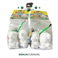 ราคา Somjai Selected ชุดระบายสีตุ๊กตาปูนปั้น 3ตัว คละแบบ (20504955243)