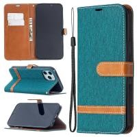 ราคา XICCI For iPhone 12 12mini 11 11 Pro XR XS Max SE 2020 5 6 7 8 Plus Phone Case Denim Card Slots Wallet Flip Cover Anti Falling Protect phone Casing (9466458540)